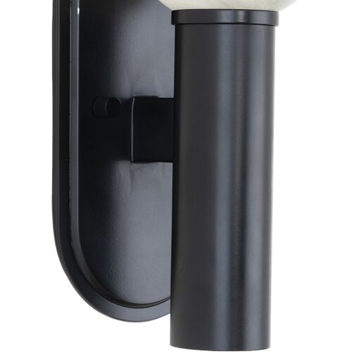Dion Globe Outdoor Wall Sconce, Black 4 Dion Globe Outdoor Wall Sconce, Black