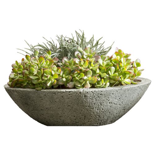 17" Celine Planter, Alpine Stone