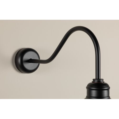 Kaelia Outdoor Wall Sconce, Matte Black 4 Kaelia Outdoor Wall Sconce, Matte Black