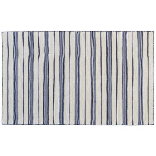 Gilford Outdoor Rug, Navy/White 1 Gilford Outdoor Rug, Navy/White