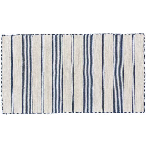 Gilford Outdoor Rug, Navy/White 4 Gilford Outdoor Rug, Navy/White