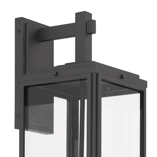 Byron 3 Light Outdoor Sconce, Matte Black 4 Byron 3 Light Outdoor Sconce, Matte Black