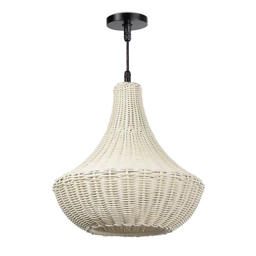 Vista Outdoor Chandelier, White