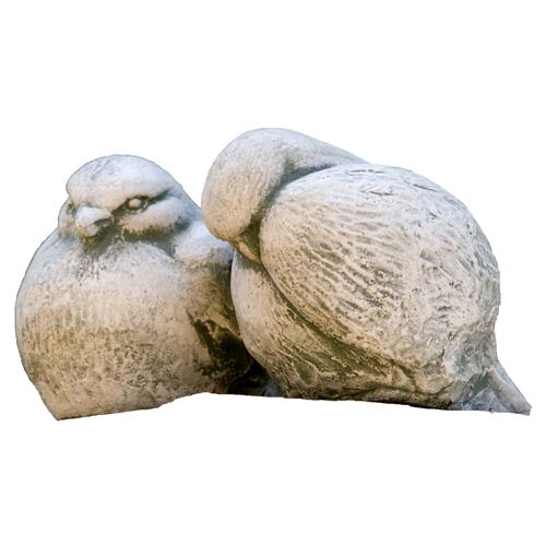 6" Duet Outdoor Statue, Gray 1 6" Duet Outdoor Statue, Gray