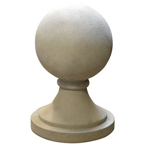 18" Sphere Round Base Finial, Copper Bronze 1 18" Sphere Round Base Finial, Copper Bronze