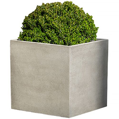 Cube Planter, Greystone 1 Cube Planter, Greystone
