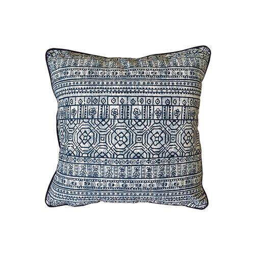 Sabrina Outdoor Pillow, Indigo 1 Sabrina Outdoor Pillow, Indigo