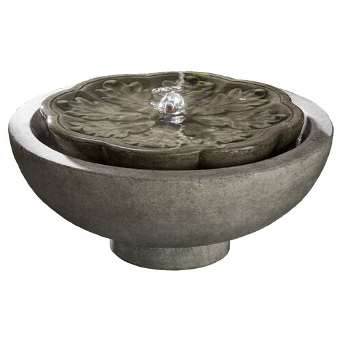 16" Flores Fountain, Alpine Stone