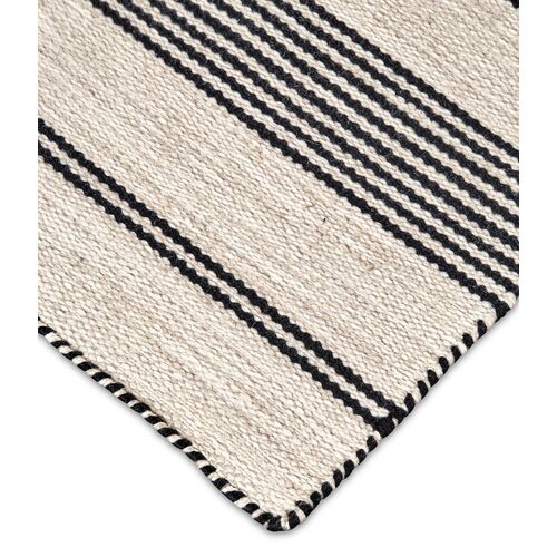Gilford Outdoor Rug, Black/White 3 Gilford Outdoor Rug, Black/White