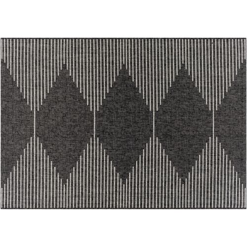Persephone Outdoor Rug, Charcoal 1 Persephone Outdoor Rug, Charcoal