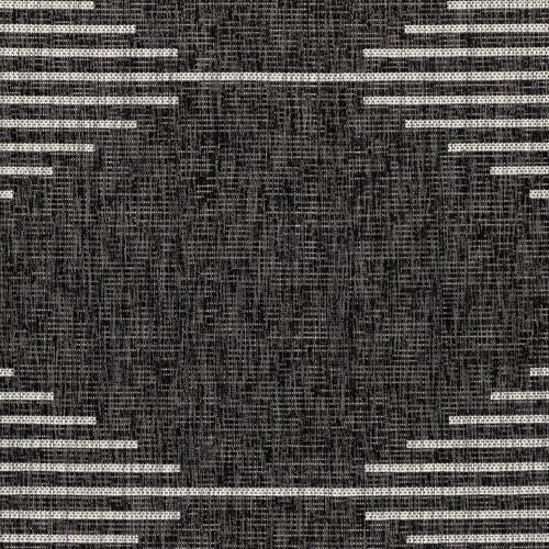 Persephone Outdoor Rug, Charcoal 2 Persephone Outdoor Rug, Charcoal