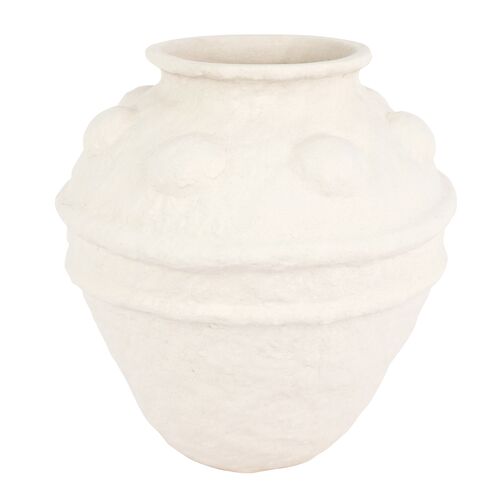 Casa Tall Planter, Ivory