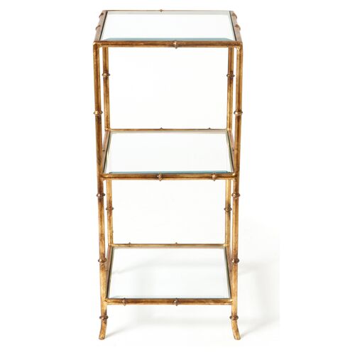 Kenmore Side Table, Gold 2 Kenmore Side Table, Gold