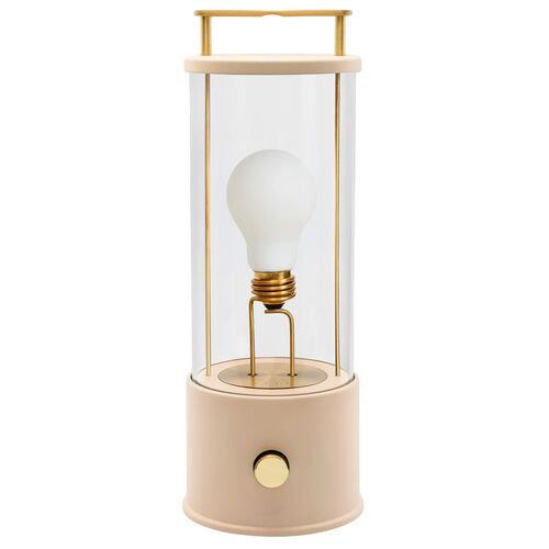 Muse Portable Indoor/Outdoor Lantern, Plaster Pink