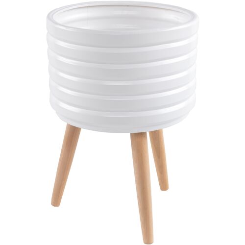 Tulip Planter, White