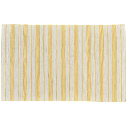 Gilford Outdoor Rug, Gold/White 1 Gilford Outdoor Rug, Gold/White