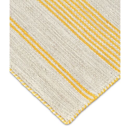 Gilford Outdoor Rug, Gold/White 3 Gilford Outdoor Rug, Gold/White