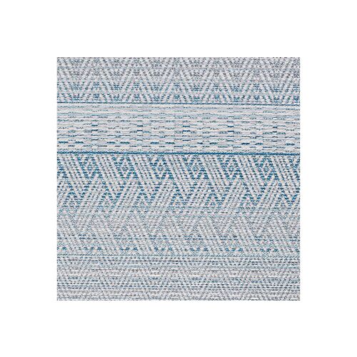 Palm Beach Outdoor Rug, Surf/Ivory 3 Palm Beach Outdoor Rug, Surf/Ivory