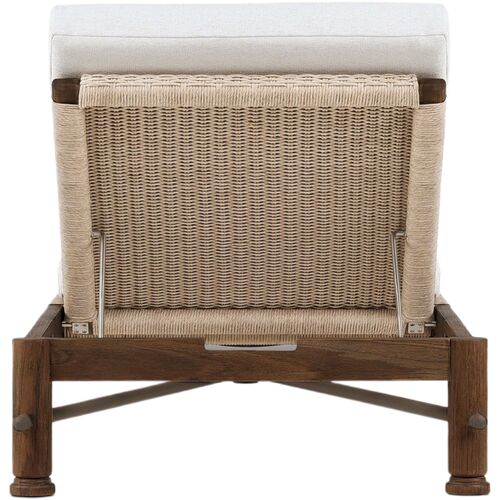Finnegan Outdoor Teak Woven Chaise 6 Finnegan Outdoor Teak Woven Chaise