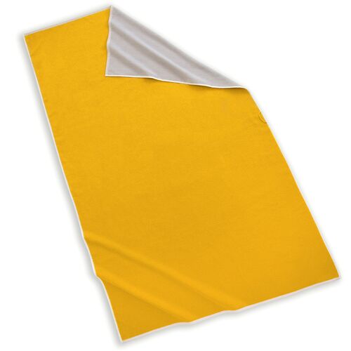 Maui Beach Towel, Yellow/Gray