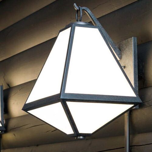 Glacier Outdoor 3-Light Sconce, Charcoal 2 Glacier Outdoor 3-Light Sconce, Charcoal
