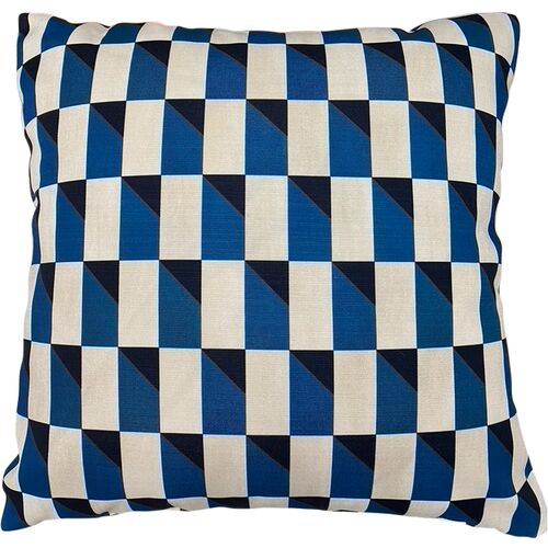 Cadet Outdoor 20x20 Pillow, Indigo/Ivory 1 Cadet Outdoor 20x20 Pillow, Indigo/Ivory