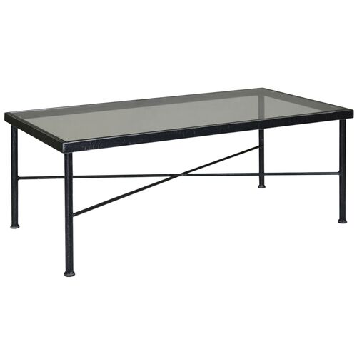 Isla Outdoor Coffee Table, Rich Pewter 1 Isla Outdoor Coffee Table, Rich Pewter