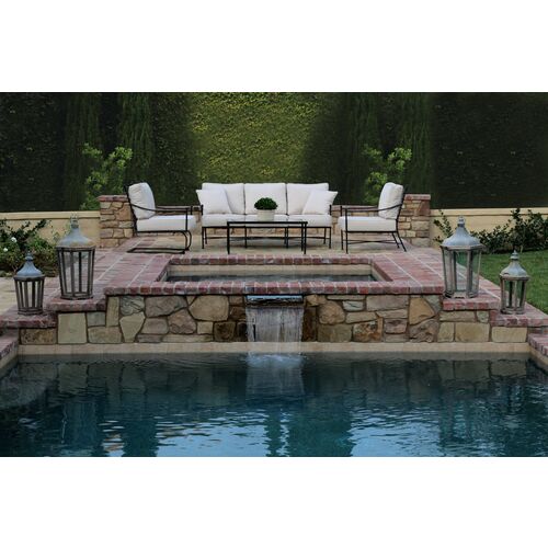 Isla Outdoor Coffee Table, Rich Pewter 2 Isla Outdoor Coffee Table, Rich Pewter