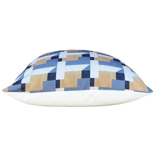 Esher Indoor/Outdoor 19x19 Pillow, Mod Geo 2 Esher Indoor/Outdoor 19x19 Pillow, Mod Geo