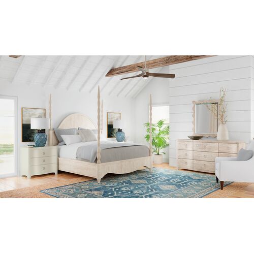 Serenity Jetty Rope-Wrapped Poster Bed, Surf 2 Serenity Jetty Rope-Wrapped Poster Bed, Surf