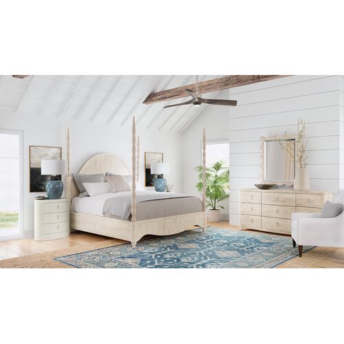 Serenity Jetty Rope-Wrapped Poster Bed, Surf 4 Serenity Jetty Rope-Wrapped Poster Bed, Surf