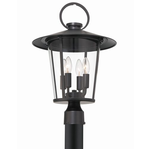 Andover 4-Light Outdoor Post Light, Matte Black 3 Andover 4-Light Outdoor Post Light, Matte Black