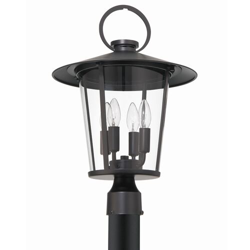 Andover 4-Light Outdoor Post Light, Matte Black 4 Andover 4-Light Outdoor Post Light, Matte Black