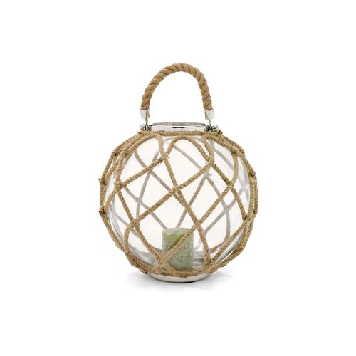 14" Buoy Lantern, Brown