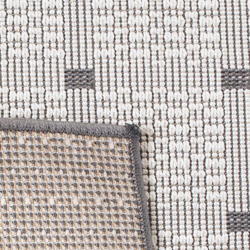 Bermuda Border Outdoor Rug, Gray/Ivory 5 Bermuda Border Outdoor Rug, Gray/Ivory