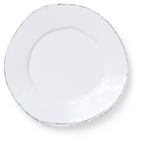 Lastra Melamine Salad Plate, White 1 Lastra Melamine Salad Plate, White