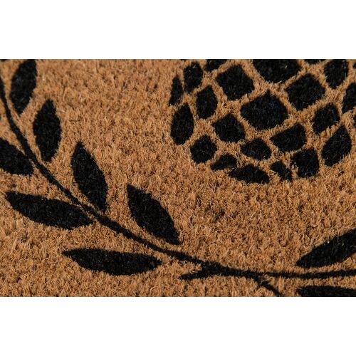 1'6"x2'6" Pineapple Doormat, Black 3 1'6"x2'6" Pineapple Doormat, Black