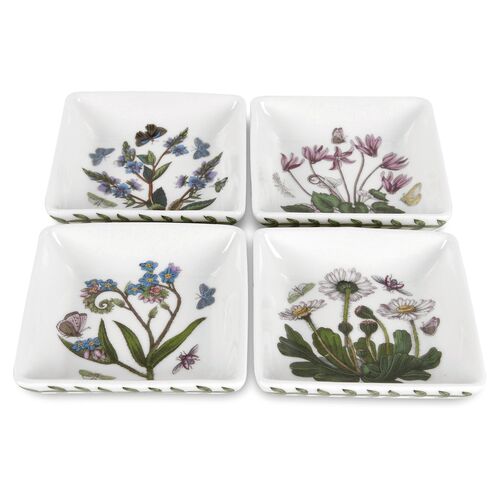 S/4 Botanic Garden Square Mini Dishes 1 S/4 Botanic Garden Square Mini Dishes