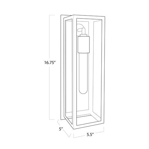 Sydney Outdoor Wall Sconce, Black 6 Sydney Outdoor Wall Sconce, Black