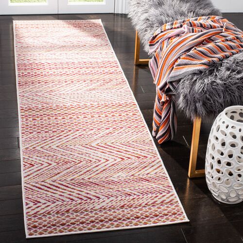Montage Collection Outdoor Rug, Pink/Multi 8 Montage Collection Outdoor Rug, Pink/Multi