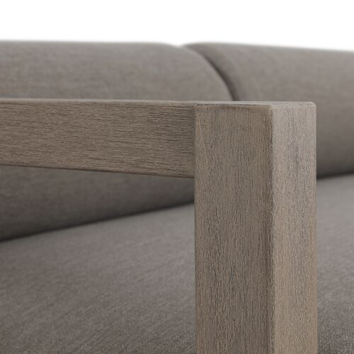 Bondhi Oudoor Daybed, Washed Brown Teak/Grey 7 Bondhi Oudoor Daybed, Washed Brown Teak/Grey