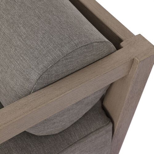 Bondhi Oudoor Daybed, Washed Brown Teak/Grey 9 Bondhi Oudoor Daybed, Washed Brown Teak/Grey