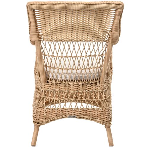 Marie Outdoor Armchair, Natural/White 5 Marie Outdoor Armchair, Natural/White