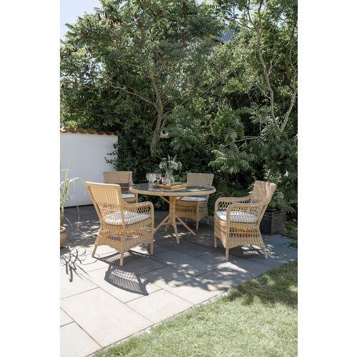 Marie Outdoor Armchair, Natural/White 7 Marie Outdoor Armchair, Natural/White