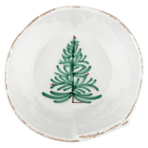 Melamine Lastra Holiday Stacking Bowl, White 1 Melamine Lastra Holiday Stacking Bowl, White