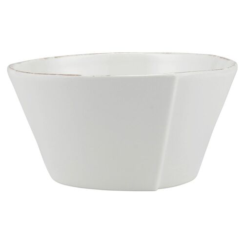 Melamine Lastra Holiday Stacking Bowl, White 2 Melamine Lastra Holiday Stacking Bowl, White