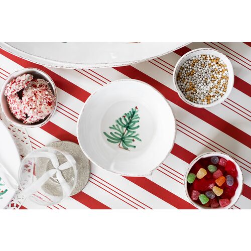 Melamine Lastra Holiday Stacking Bowl, White 3 Melamine Lastra Holiday Stacking Bowl, White