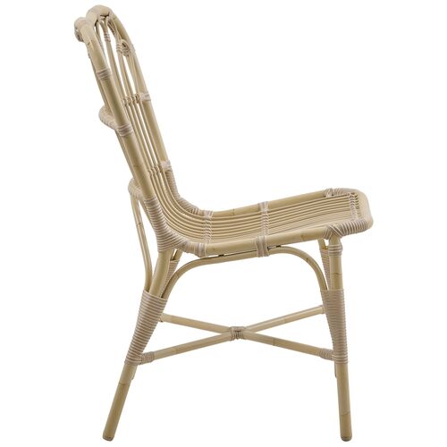 Margret Outdoor Dining Chair, Natural 3 Margret Outdoor Dining Chair, Natural