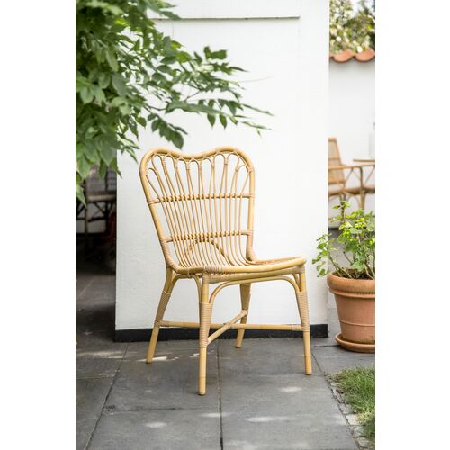 Margret Outdoor Dining Chair, Natural 5 Margret Outdoor Dining Chair, Natural