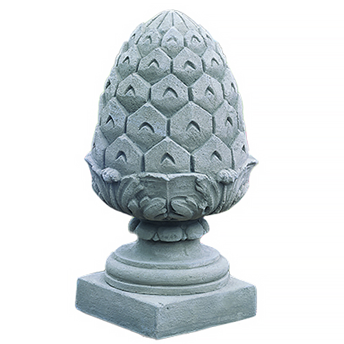 18" Longwood Pineapple Finial, Verde 1 18" Longwood Pineapple Finial, Verde